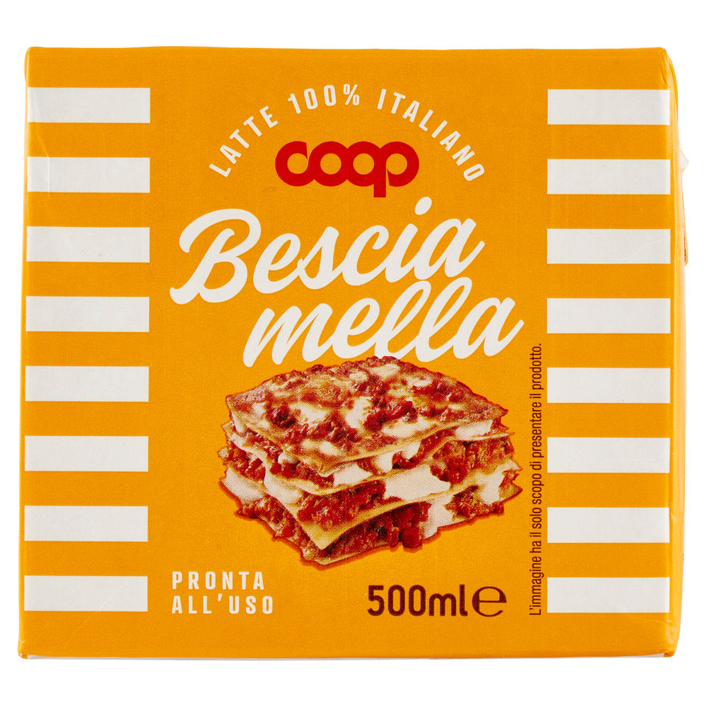 BESCIAMELLA UHT COOP CON LATTE ITALIANO BRICK 500 ML - 5