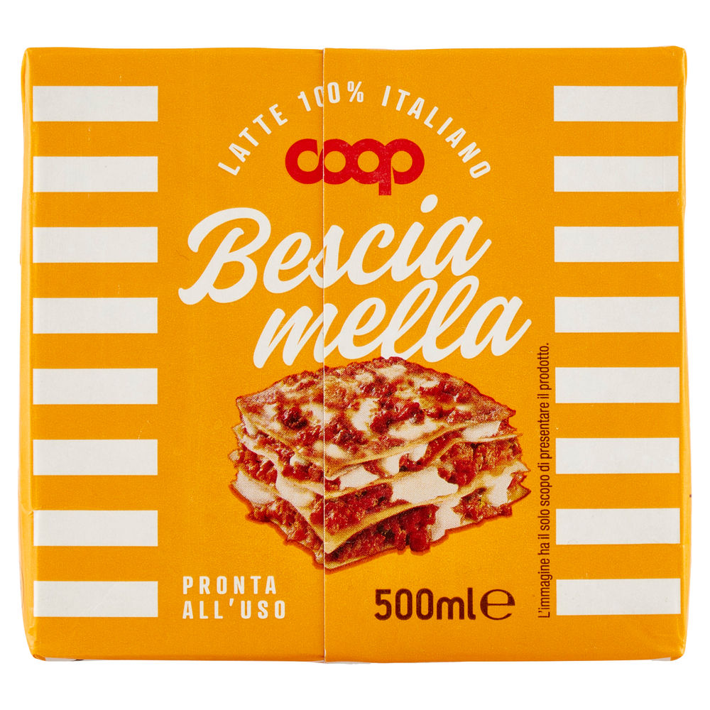 BESCIAMELLA UHT COOP CON LATTE ITALIANO BRICK 500 ML - 2