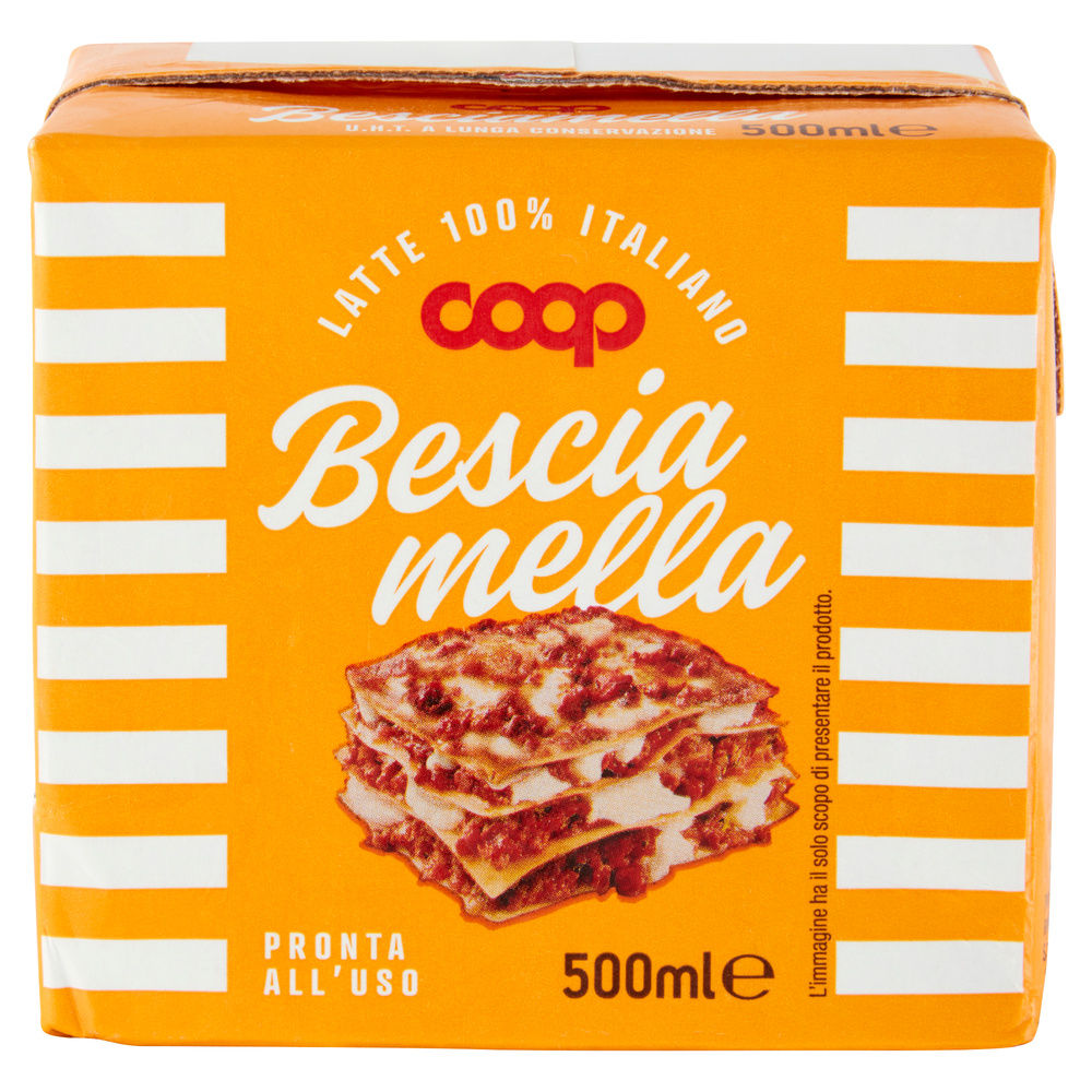 BESCIAMELLA UHT COOP CON LATTE ITALIANO BRICK 500 ML - 14