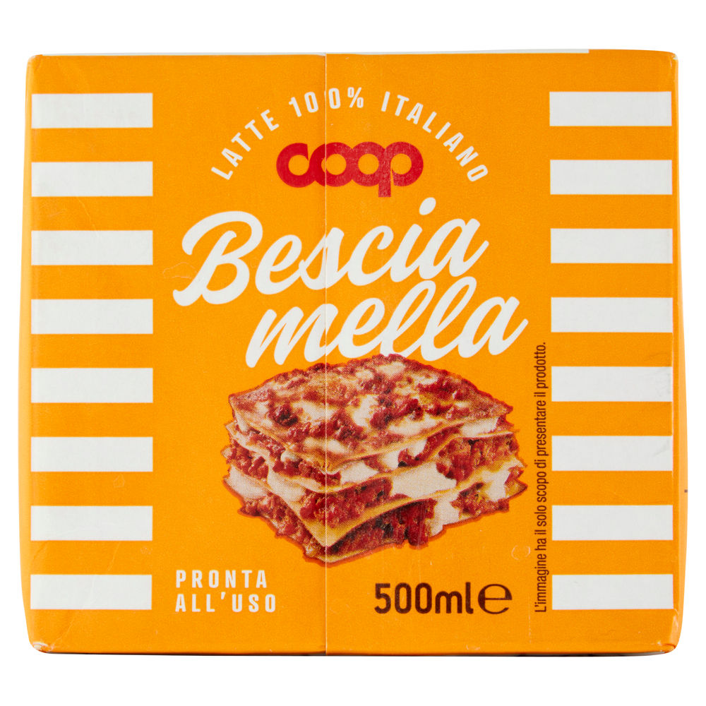BESCIAMELLA UHT COOP CON LATTE ITALIANO BRICK 500 ML - 3