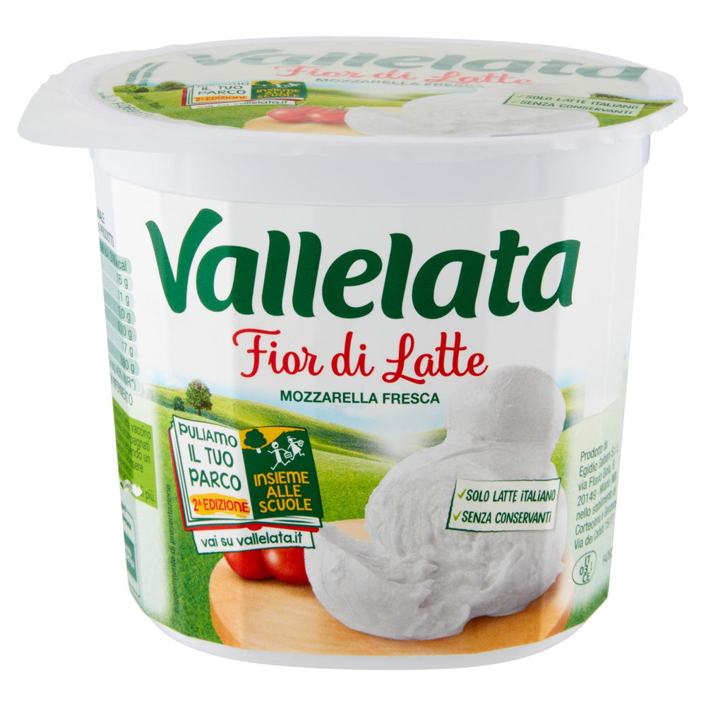 MOZZARELLA FIOR DI LATTE VALLELATA PERA GALBANI VASCHETTA G 405 SGOCC. G 200 - 12