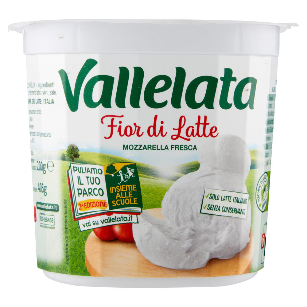 MOZZARELLA FIOR DI LATTE VALLELATA PERA GALBANI VASCHETTA G 405 SGOCC. G 200 - 3