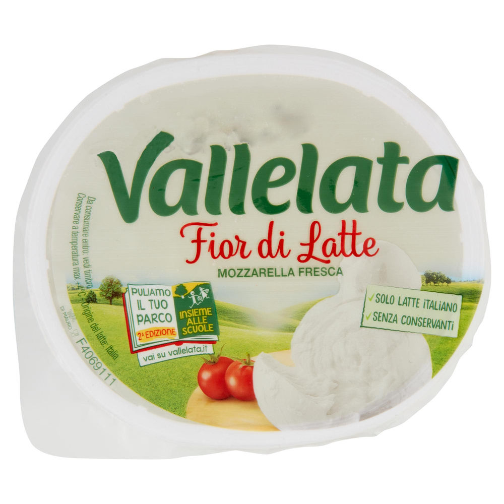 MOZZARELLA FIOR DI LATTE VALLELATA PERA GALBANI VASCHETTA G 405 SGOCC. G 200 - 10