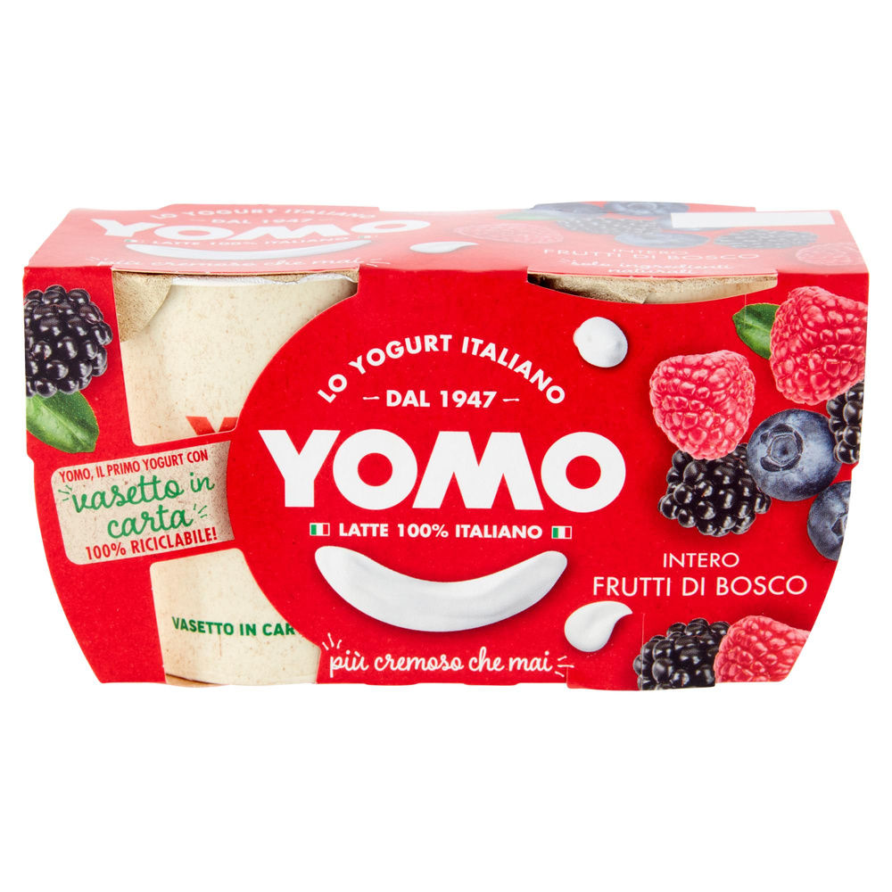 YOGURT YOMO 100% NATURALE FRUTTI DI BOSCO 2X125 G - 4