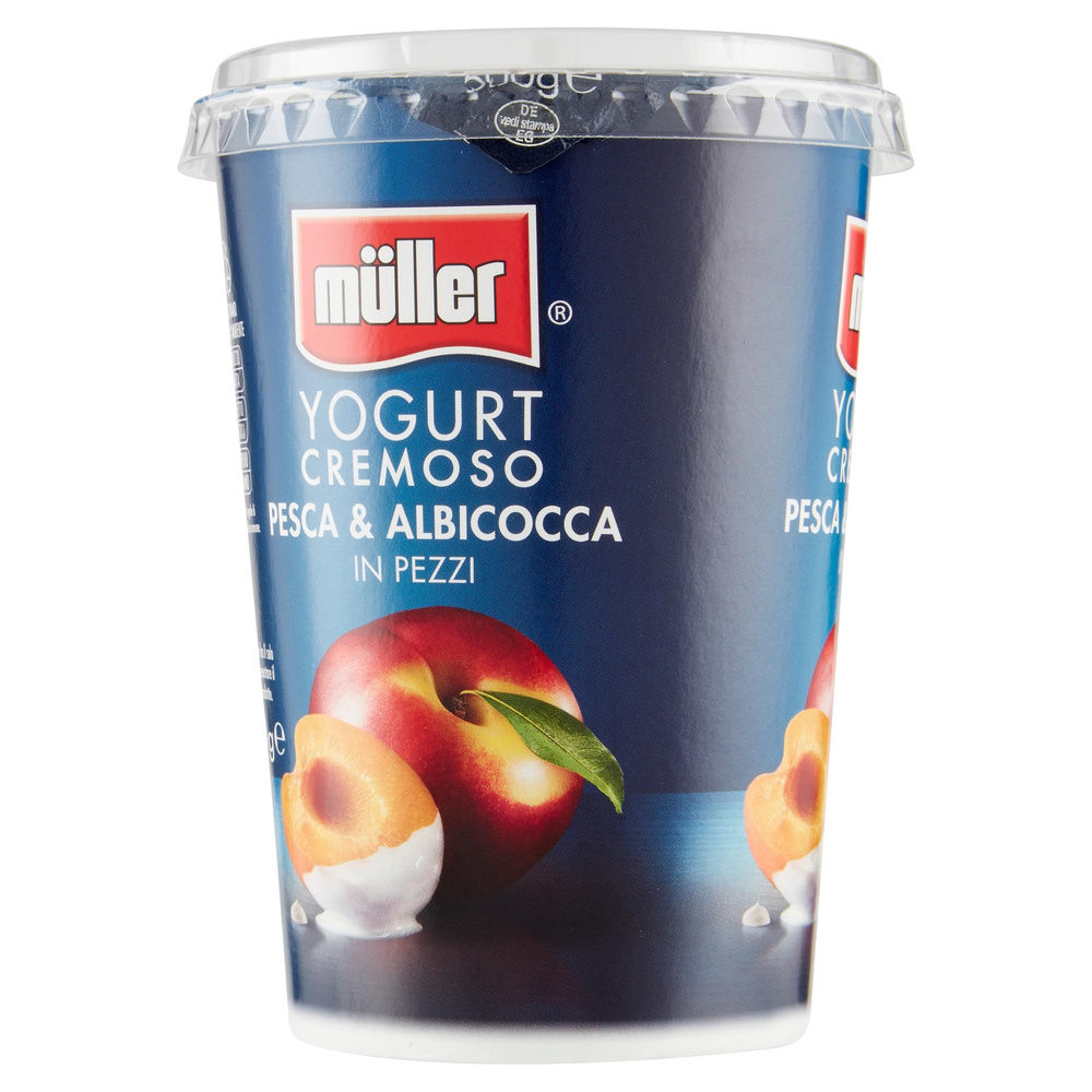 CREMA DI YOGURT MULLER ALBICOCCA/PESCA IN PZ BARATTOLO G 500 - 2