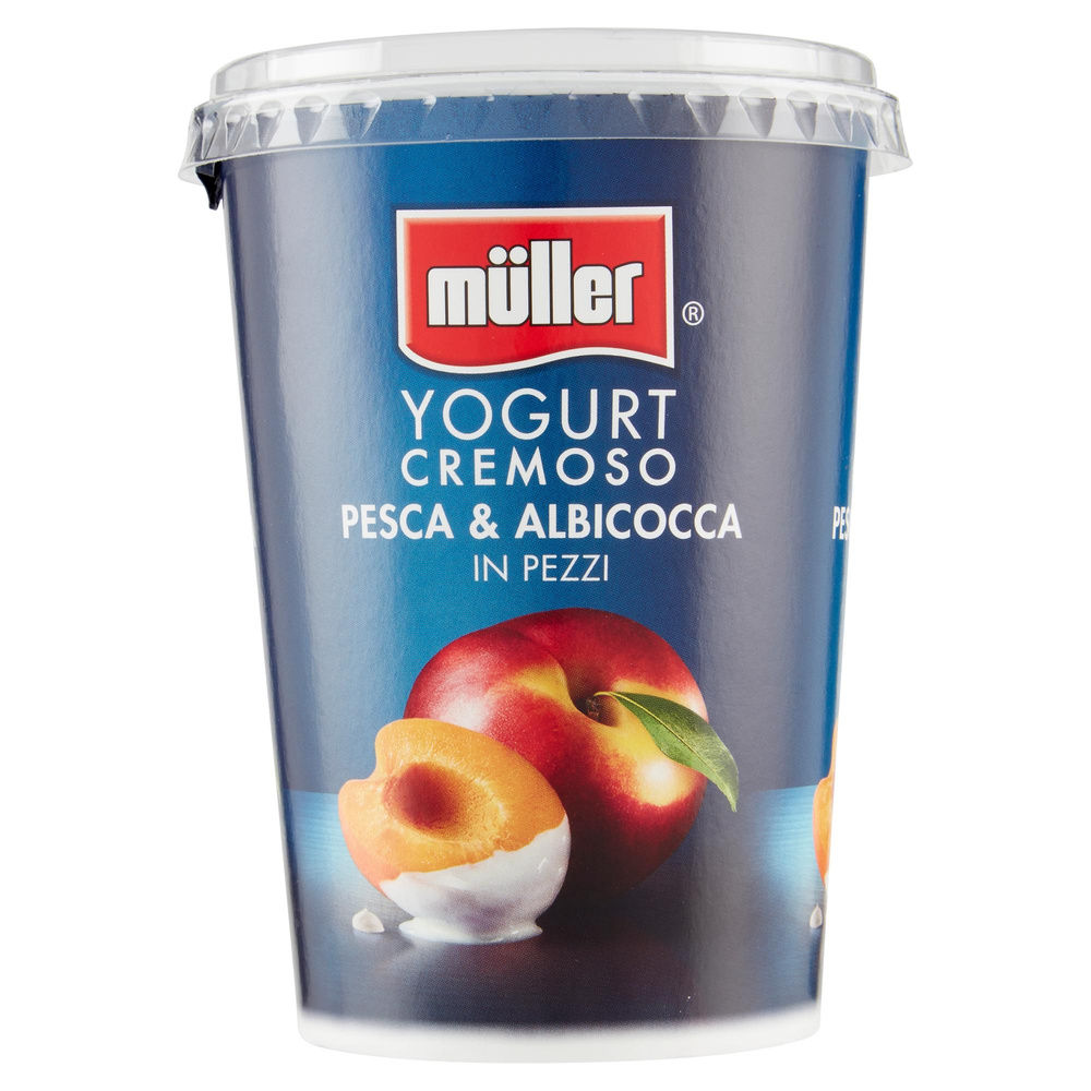 CREMA DI YOGURT MULLER ALBICOCCA/PESCA IN PZ BARATTOLO G 500 - 6