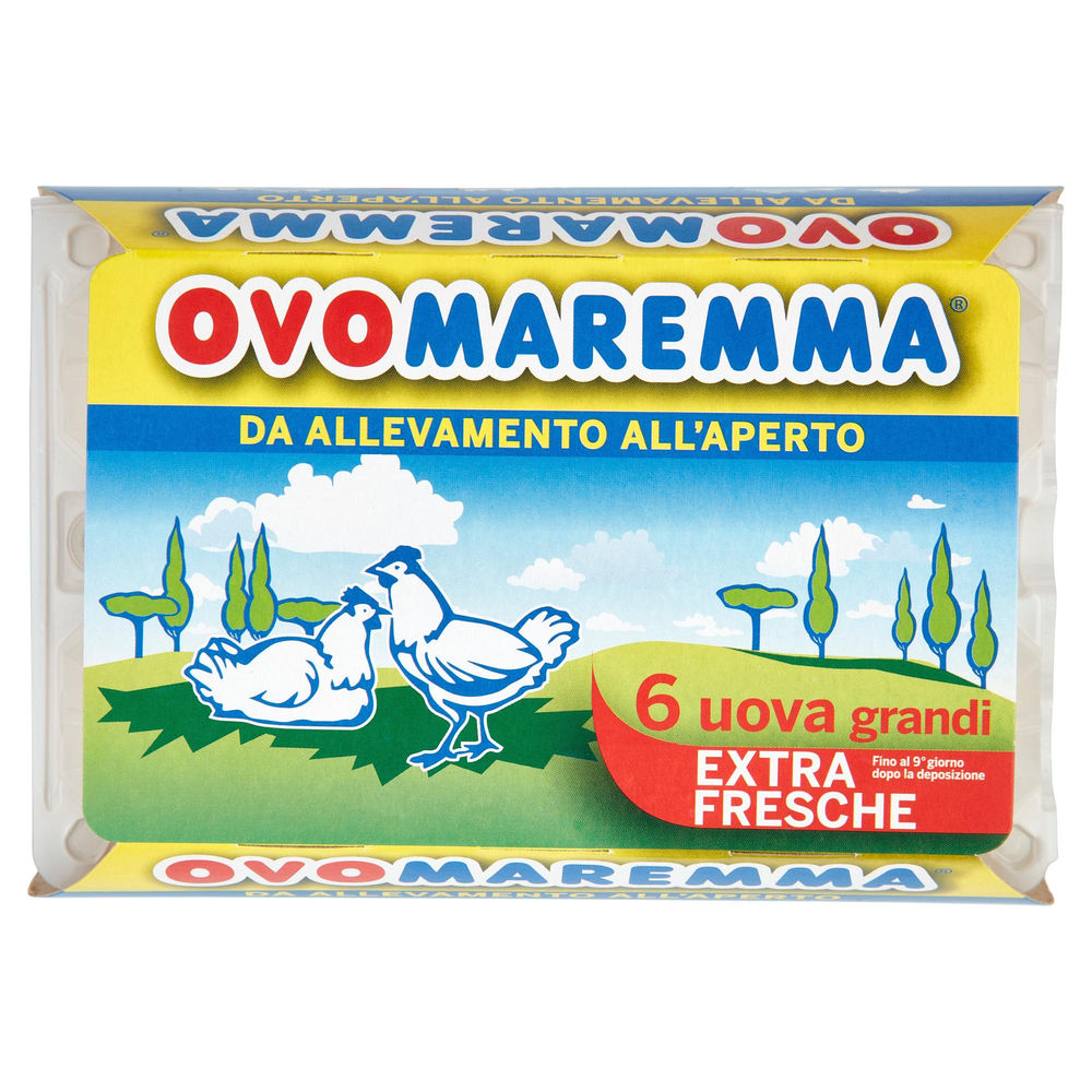 UOVA GRANDI EXTRA FRESCHE ALLEV.APERTO L OVOMAREMMA X6 - 0