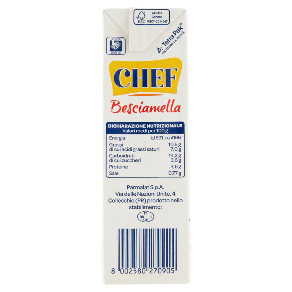 BESCIAMELLA CHEF PARMALAT SLIM BRICK 500 ML - 3