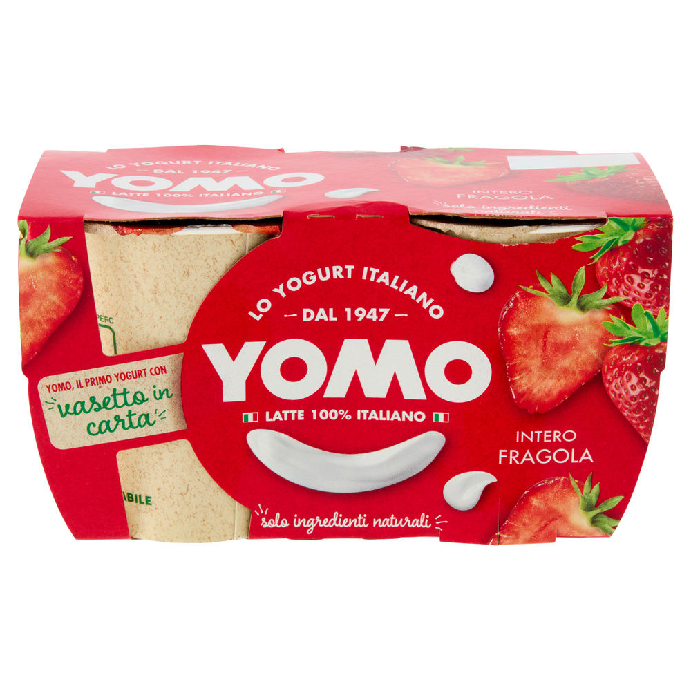YOGURT YOMO 100% NATURALE FRAGOLA 2X125 G - 7