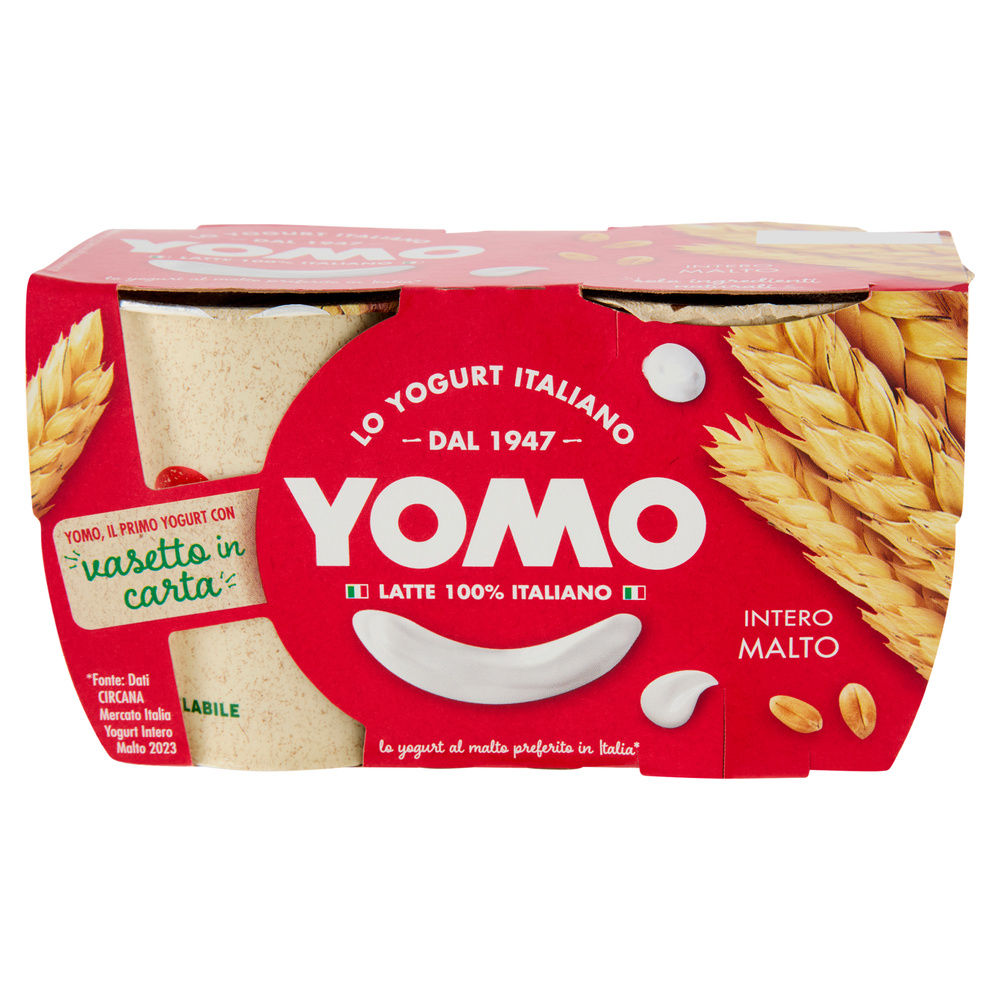 YOGURT YOMO 100% NATURALE MALTO 2X125 G - 3