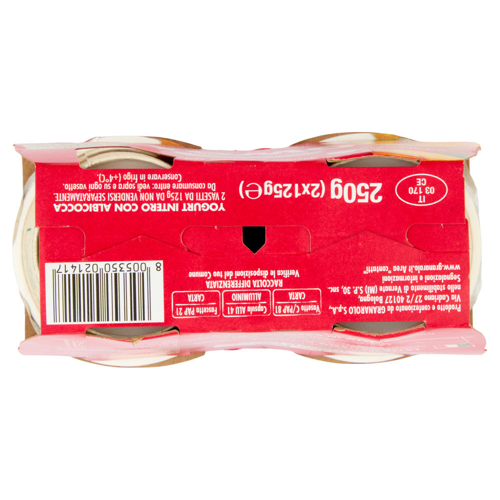 YOGURT YOMO 100% NATURALE ALBICOCCA 2X125 G - 2