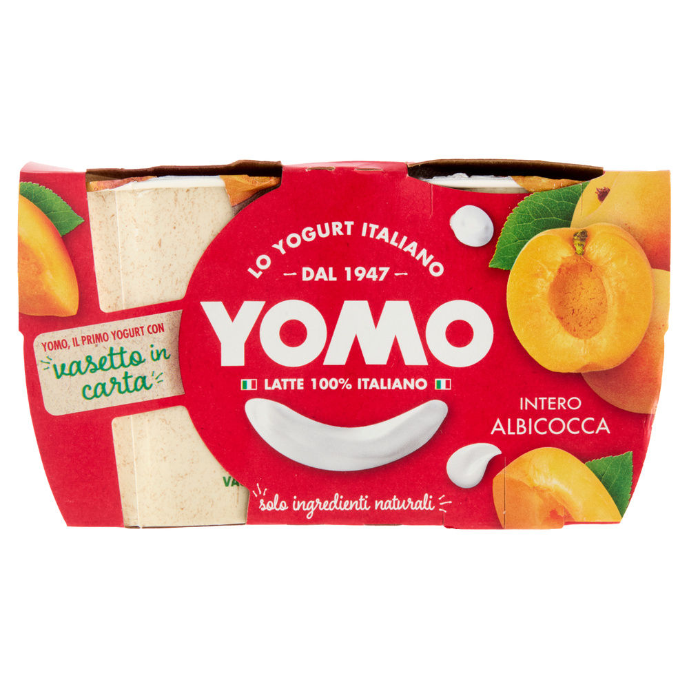 YOGURT YOMO 100% NATURALE ALBICOCCA 2X125 G - 5