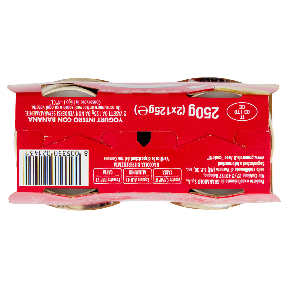 YOGURT YOMO 100% NATURALE BANANA 2X125 G - 5