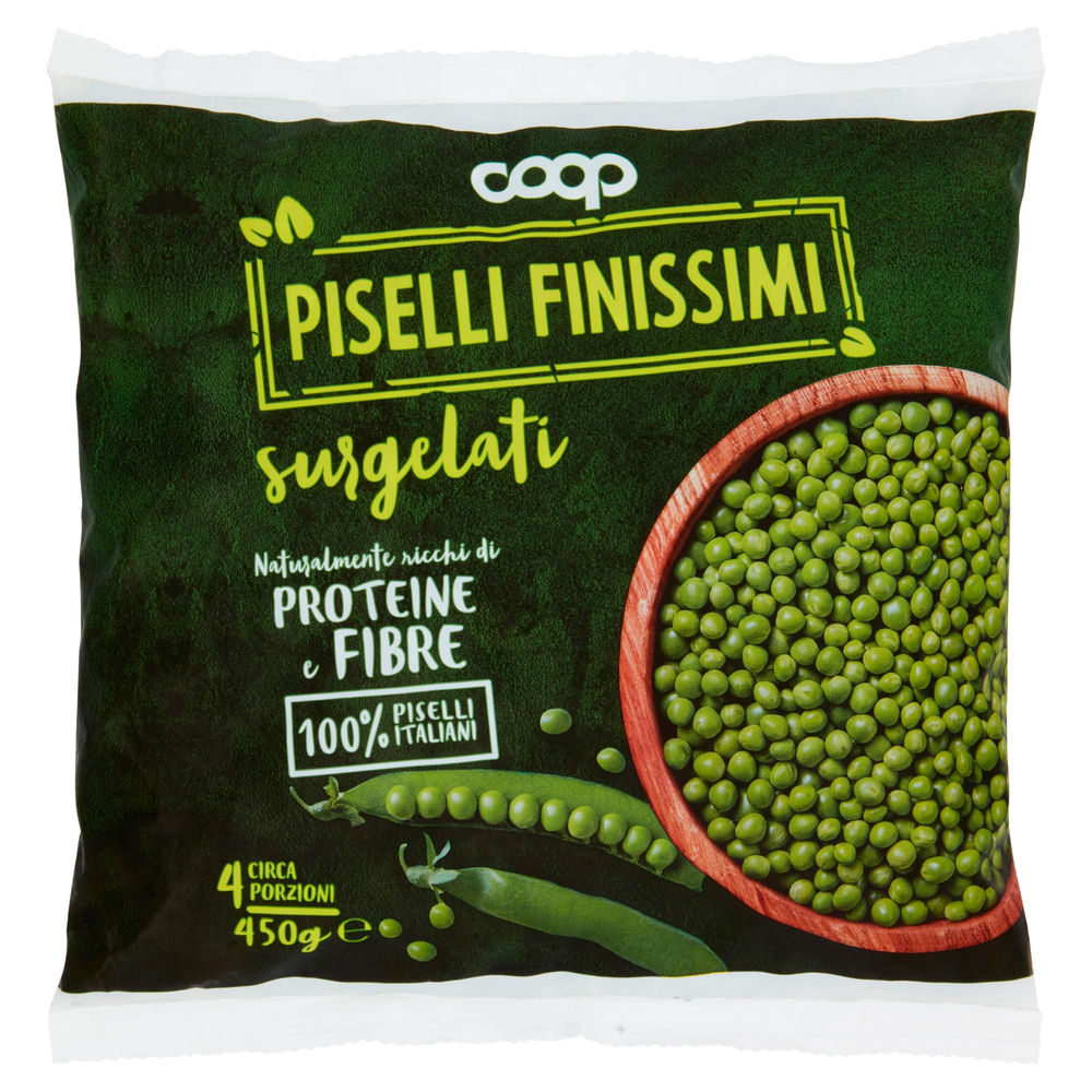 PISELLI FINISSIMI SURGELATI COOP BUSTA G 450 - 0