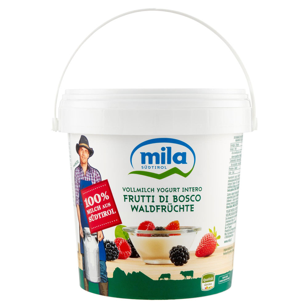 YOGURT MILA QUALITA' CLASSICA FRUTTI DI BOSCO 1 KG - 0