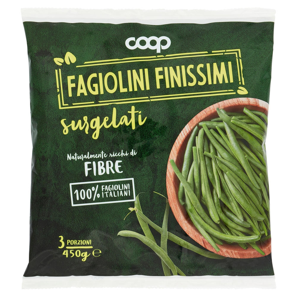 FAGIOLINI FINISSIMI COOP BUSTA G 450 - 1
