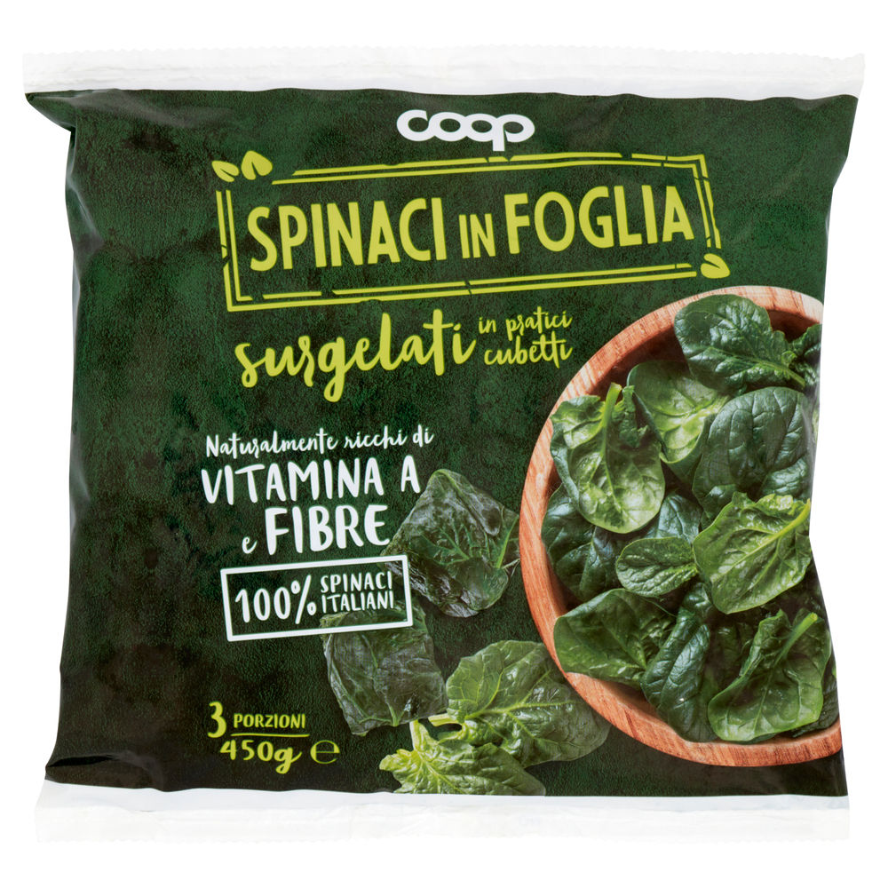 SPINACI A CUBETTI COOP BUSTA G 450 - 1