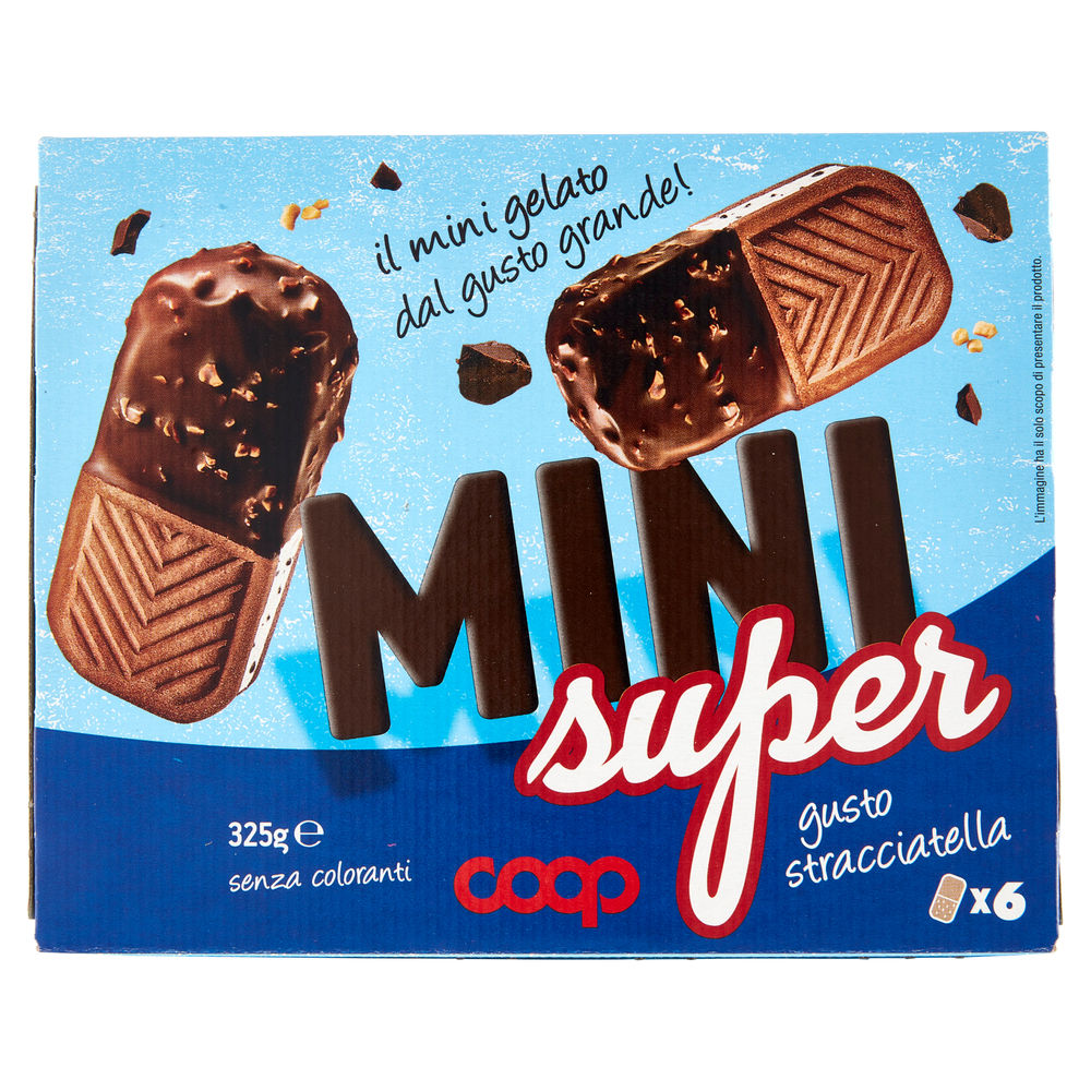 GELATO BISCOTTO SUPERMINI COOP 6PZ SCATOLA G 325 - 1