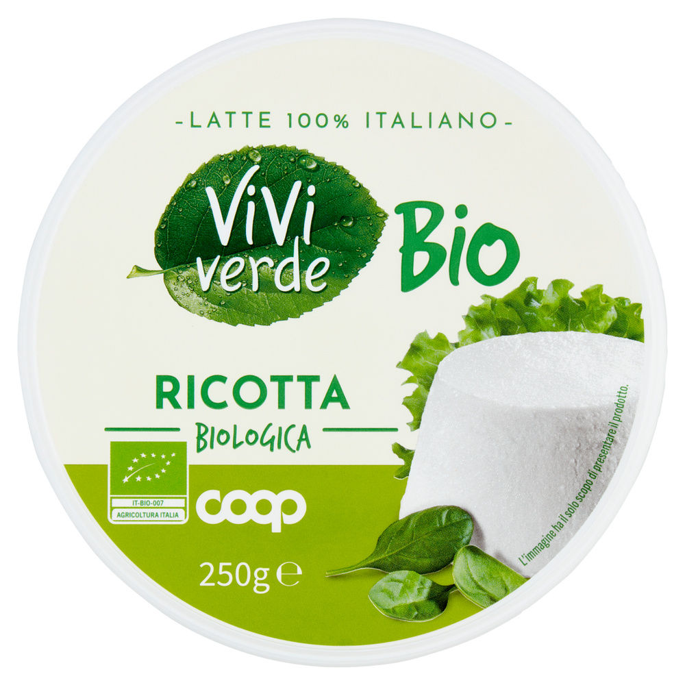 RICOTTA BIO VIVI VERDE COOP VASCHETTA G 250 - 0