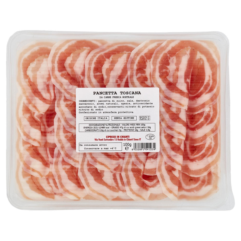PANCETTA TOSCANA CIPRESSI IN CHIANTI VS GR 100 - 1