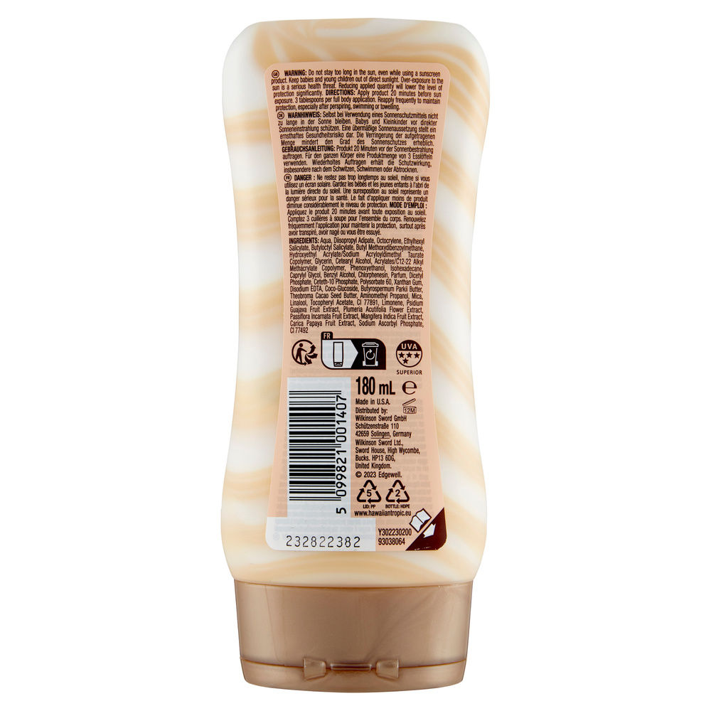 LOZIONE SILK HYDRATION FP15 HAWAIIAN TROPIC FLACONE 180ML - 1