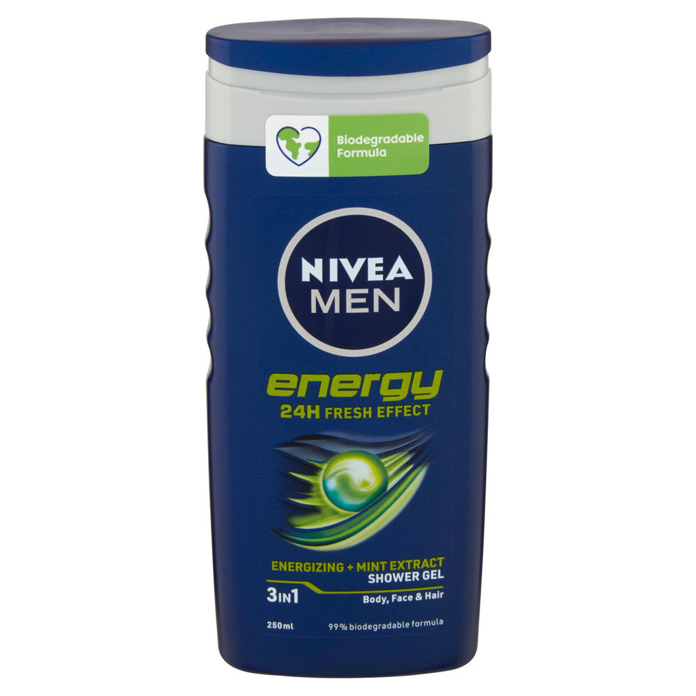 DOCCIA SCHIUMA NIVEA FOR MEN ENERGY FLACONE ML.250 - 5