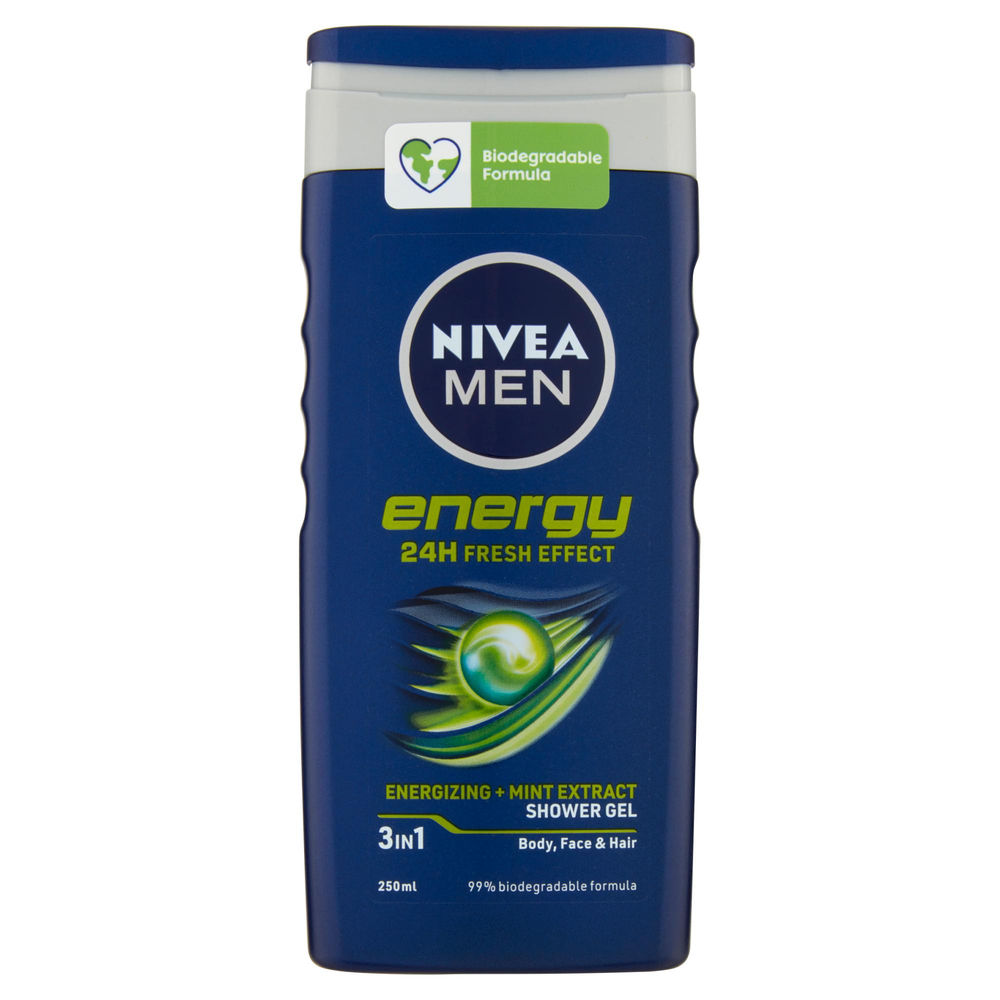 DOCCIA SCHIUMA NIVEA FOR MEN ENERGY FLACONE ML.250 - 0