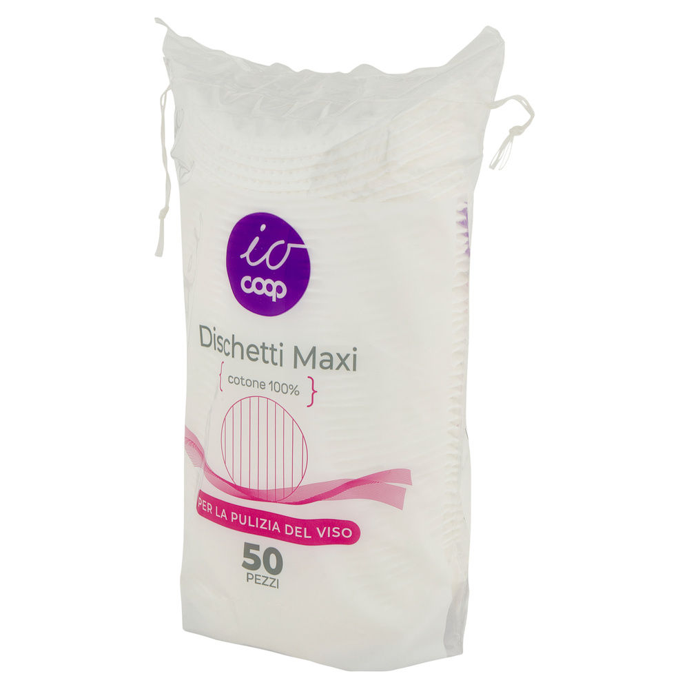 DISCHETTI MAXI PER LA PULIZIA DEL VISO IO COOP FLOW PACK PZ 50 - 10