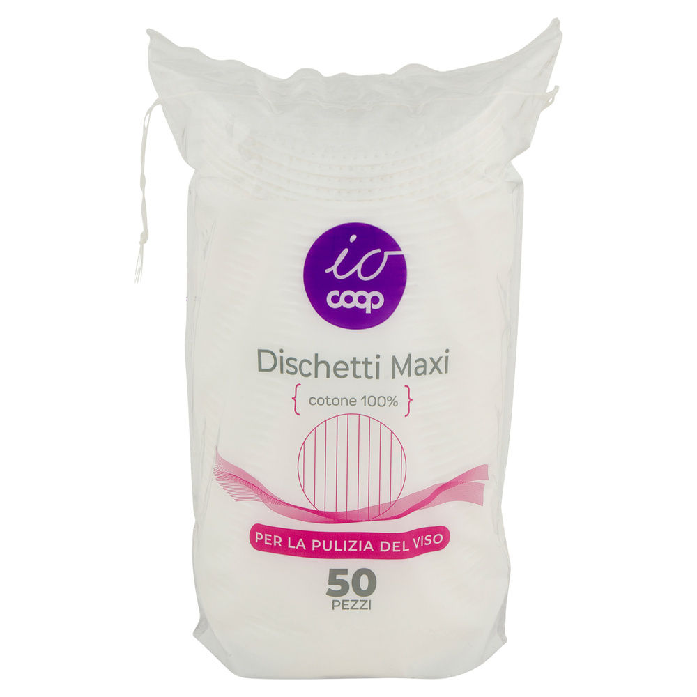 DISCHETTI MAXI PER LA PULIZIA DEL VISO IO COOP FLOW PACK PZ 50 - 4
