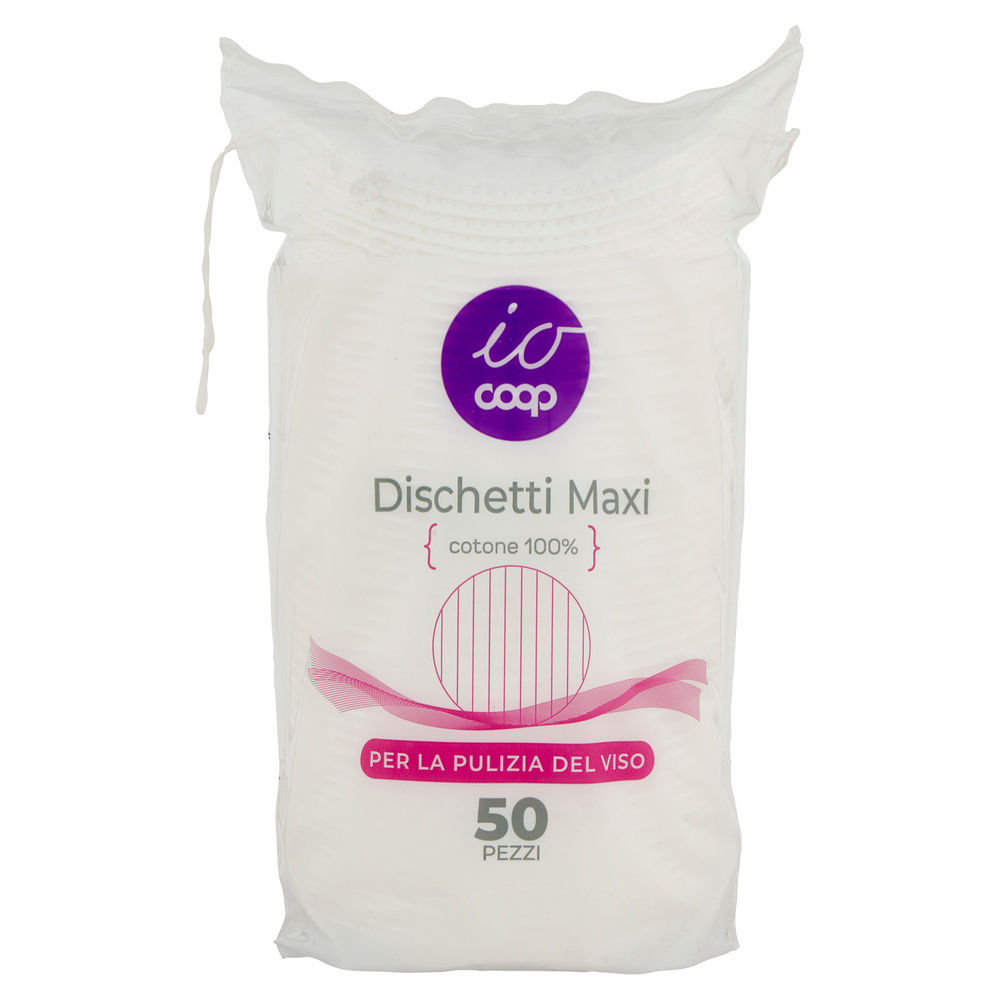 DISCHETTI MAXI PER LA PULIZIA DEL VISO IO COOP FLOW PACK PZ 50 - 5