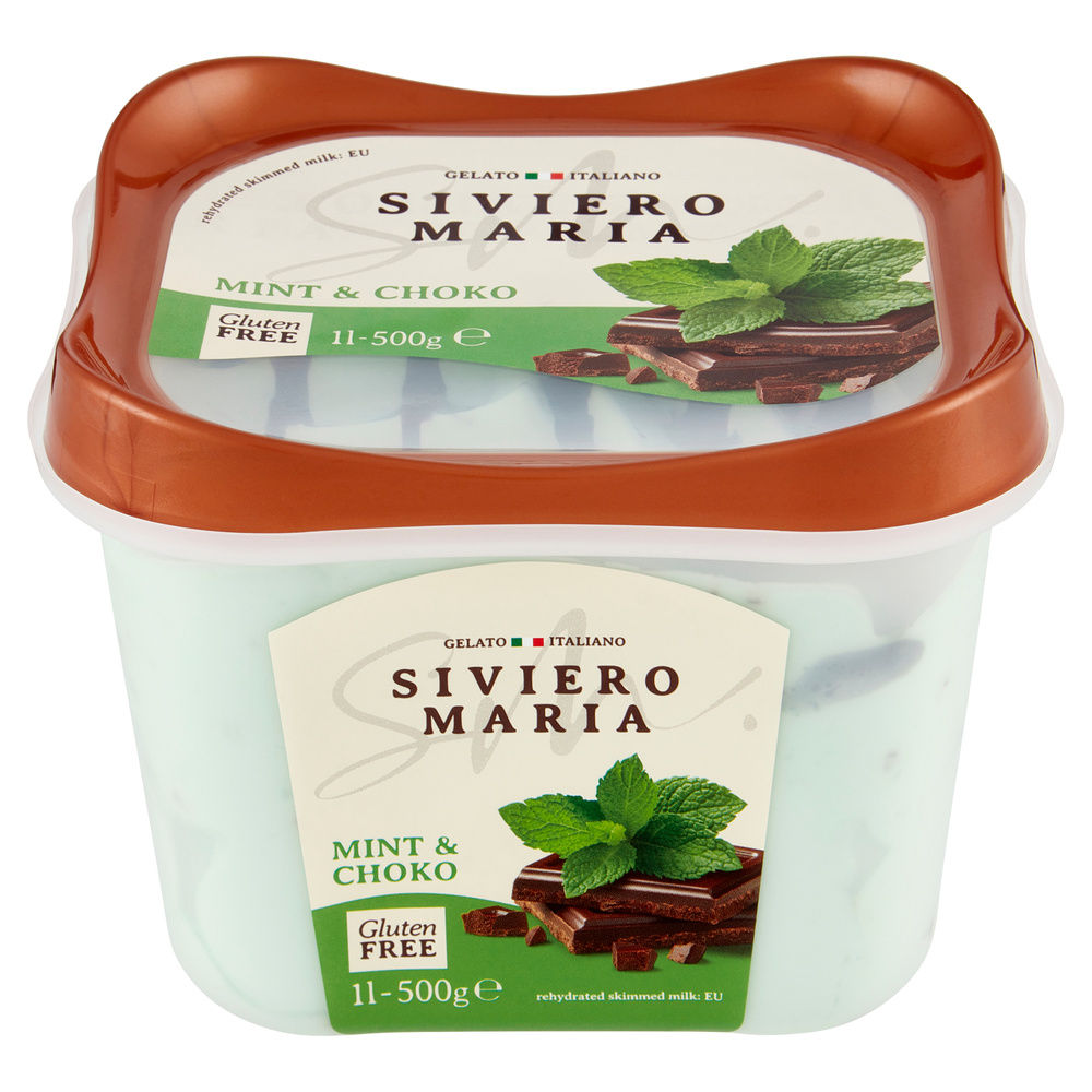 GELATO MINT & CHOKO SIVIERO MARIA  VASCHETTA 500G - 7