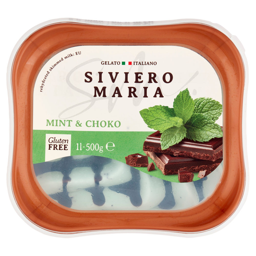 GELATO MINT & CHOKO SIVIERO MARIA  VASCHETTA 500G - 2