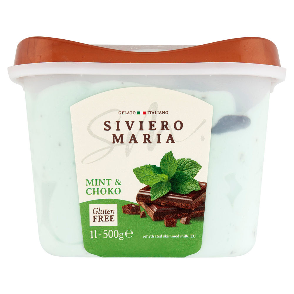 GELATO MINT & CHOKO SIVIERO MARIA  VASCHETTA 500G - 6