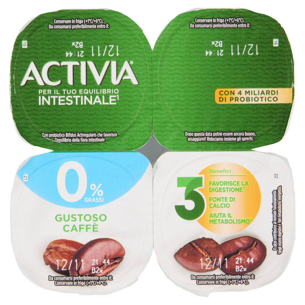 ACTIVIA 0 DANONE CAFFE' 4X125 G - 3
