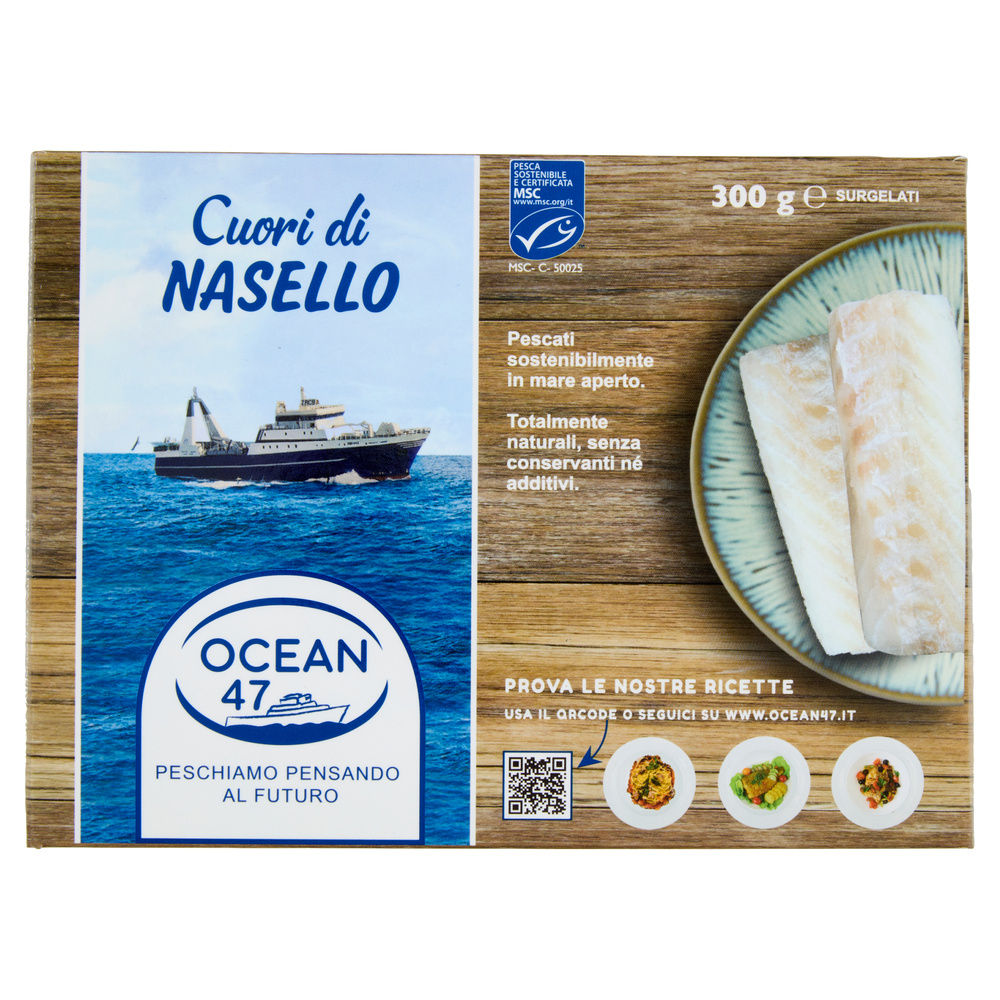 CUORI DI NASELLO OCEAN47 SCATOLA  G 300 - 3