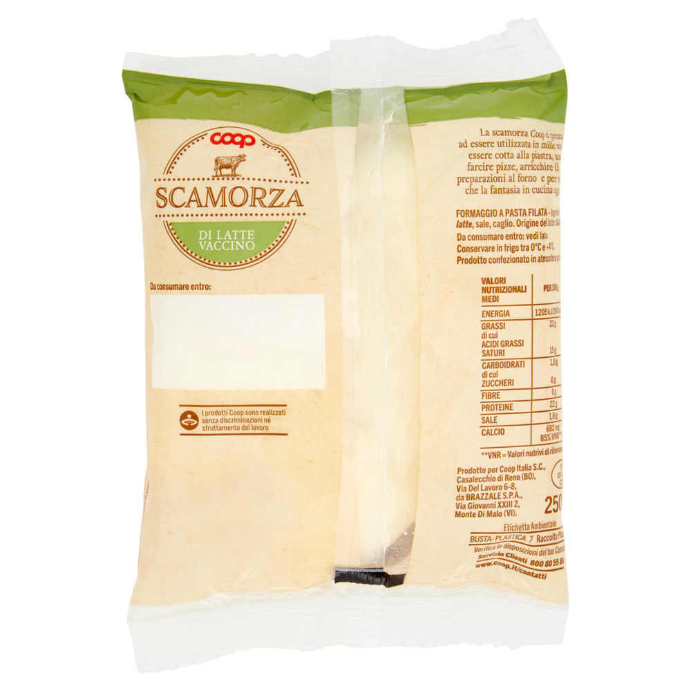 SCAMORZA BIANCA COOP FLOW PACK 250 G - 1
