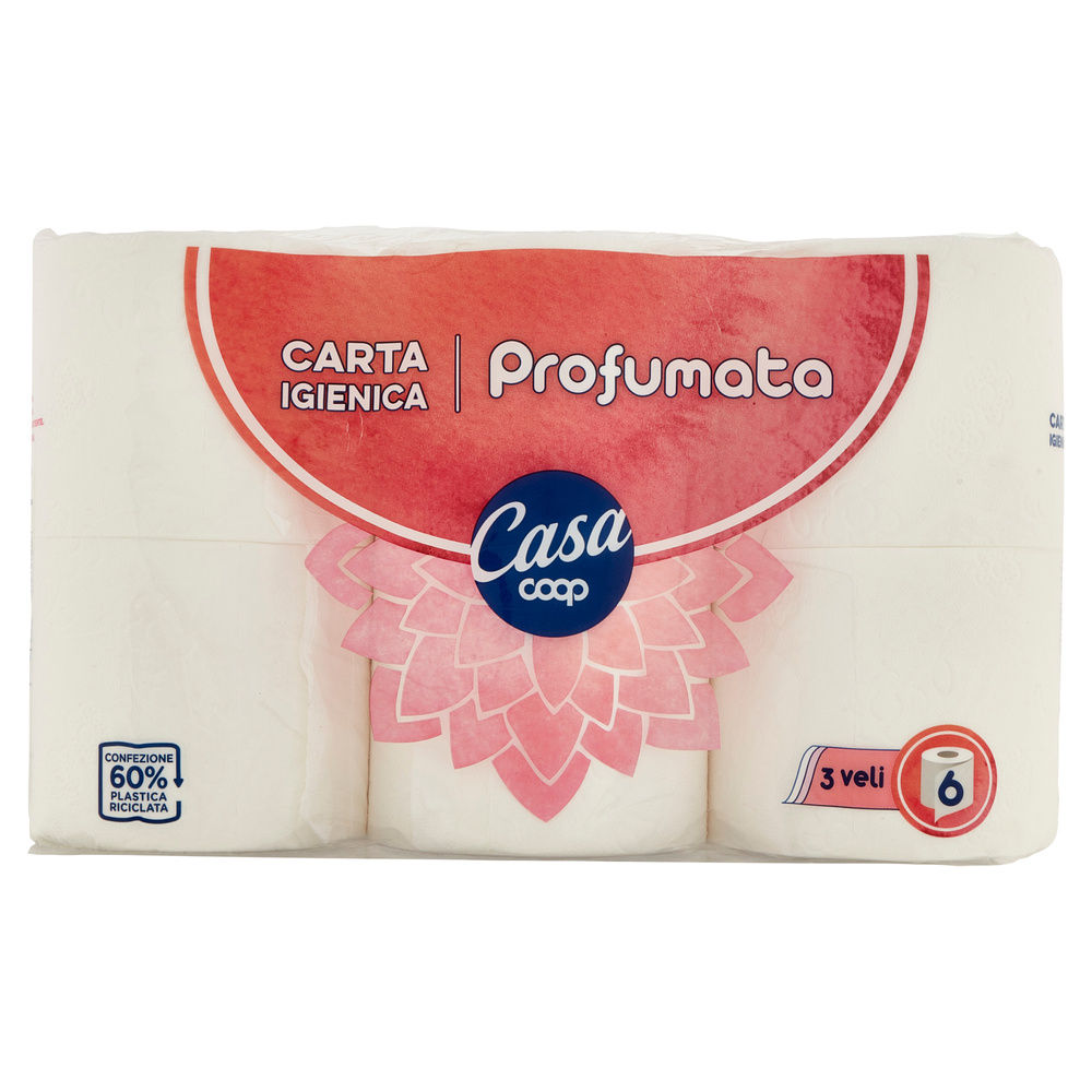CARTA IGIENICA COOP CASA PROFUMATA FSC 3VELI 300STRAPPI PZ 6 - 3