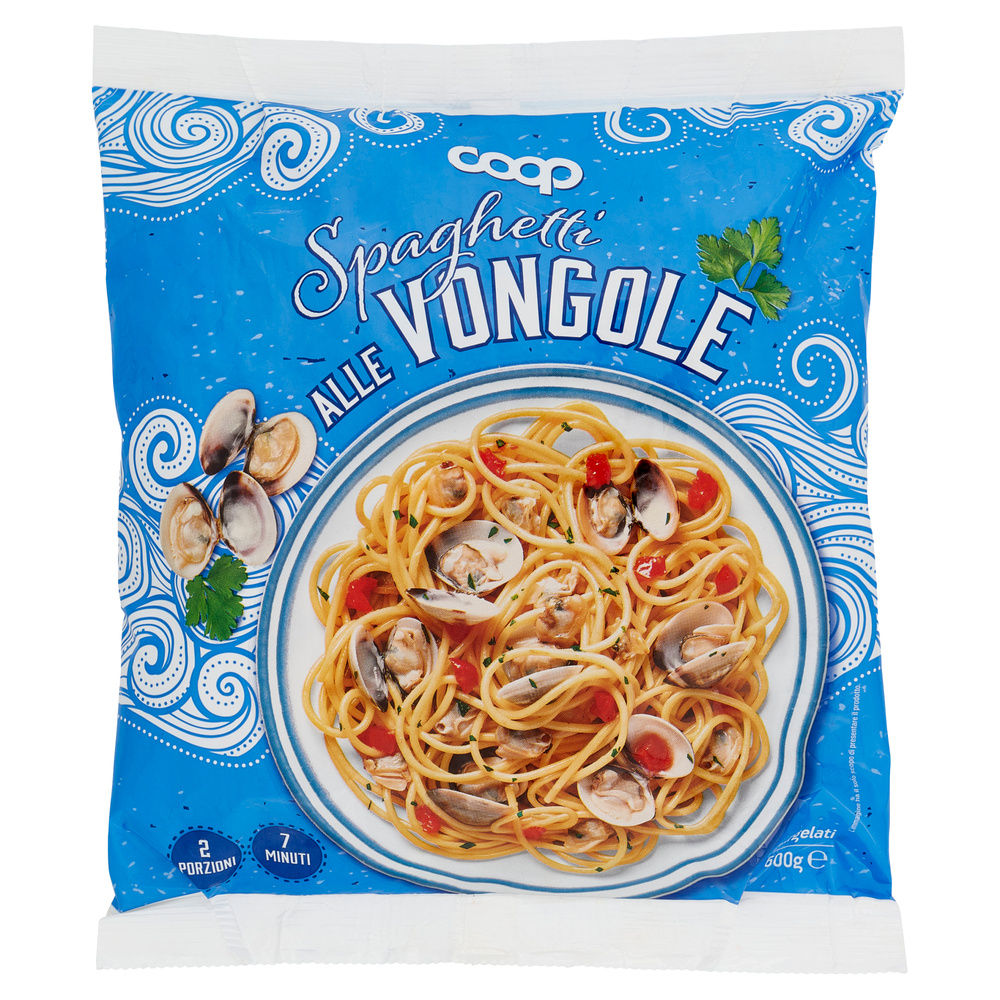 SPAGHETTI  ALLE VONGOLE COOP BUSTA SURGELATO G 600 - 3