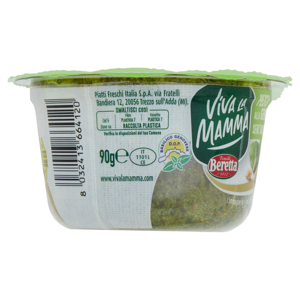 PESTO FRESCO SENZA AGLIO VIVA LA MAMMA G 90 - 3