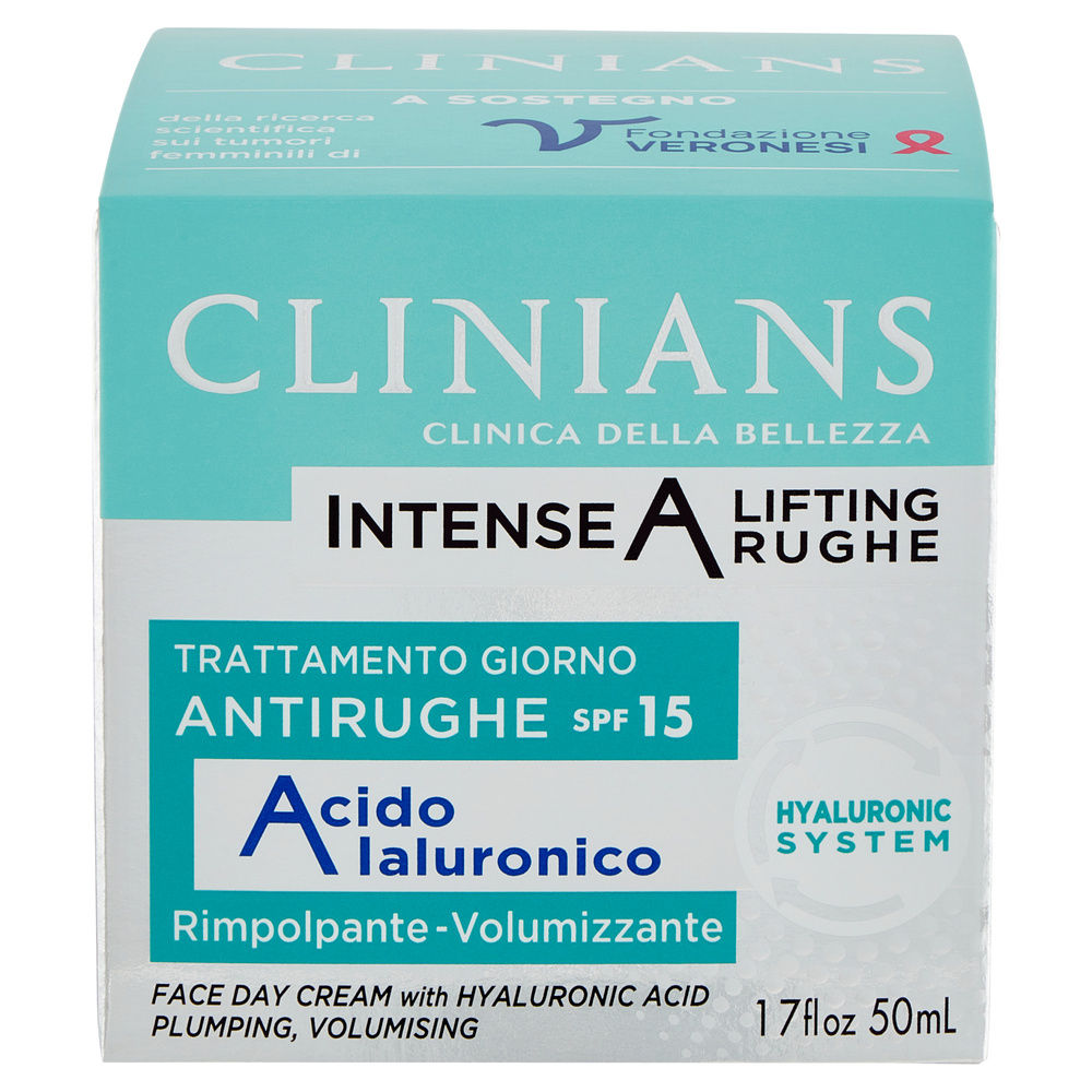 CREMA RUGHE INTENSE A GIORNO CLINIANS SCATOLA 50ML - 10