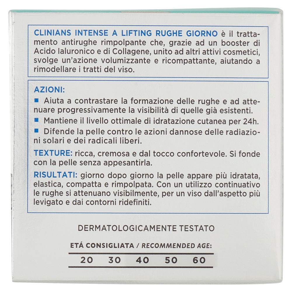 CREMA RUGHE INTENSE A GIORNO CLINIANS SCATOLA 50ML - 2