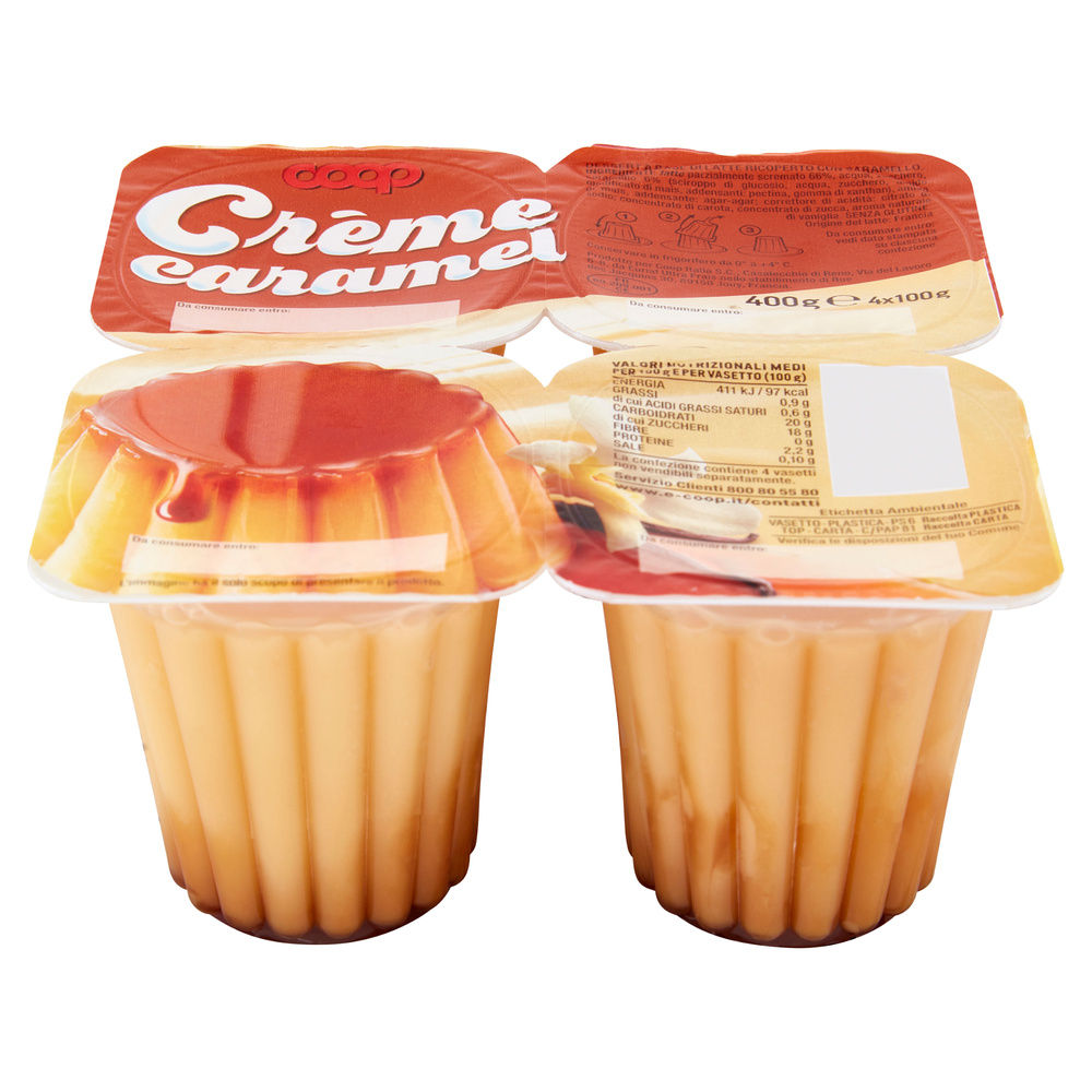CREME CARAMEL COOP 4X100 G - 4