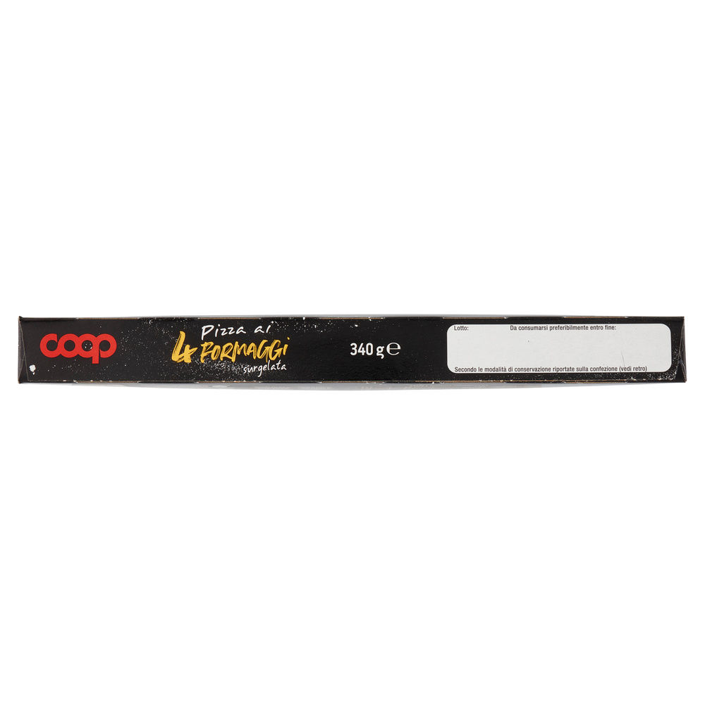 PIZZA AI 4 FORMAGGI CON MOZZ, GORGONZOLA ASIAGO E PECORINO SURG. COOP G 340 - 7