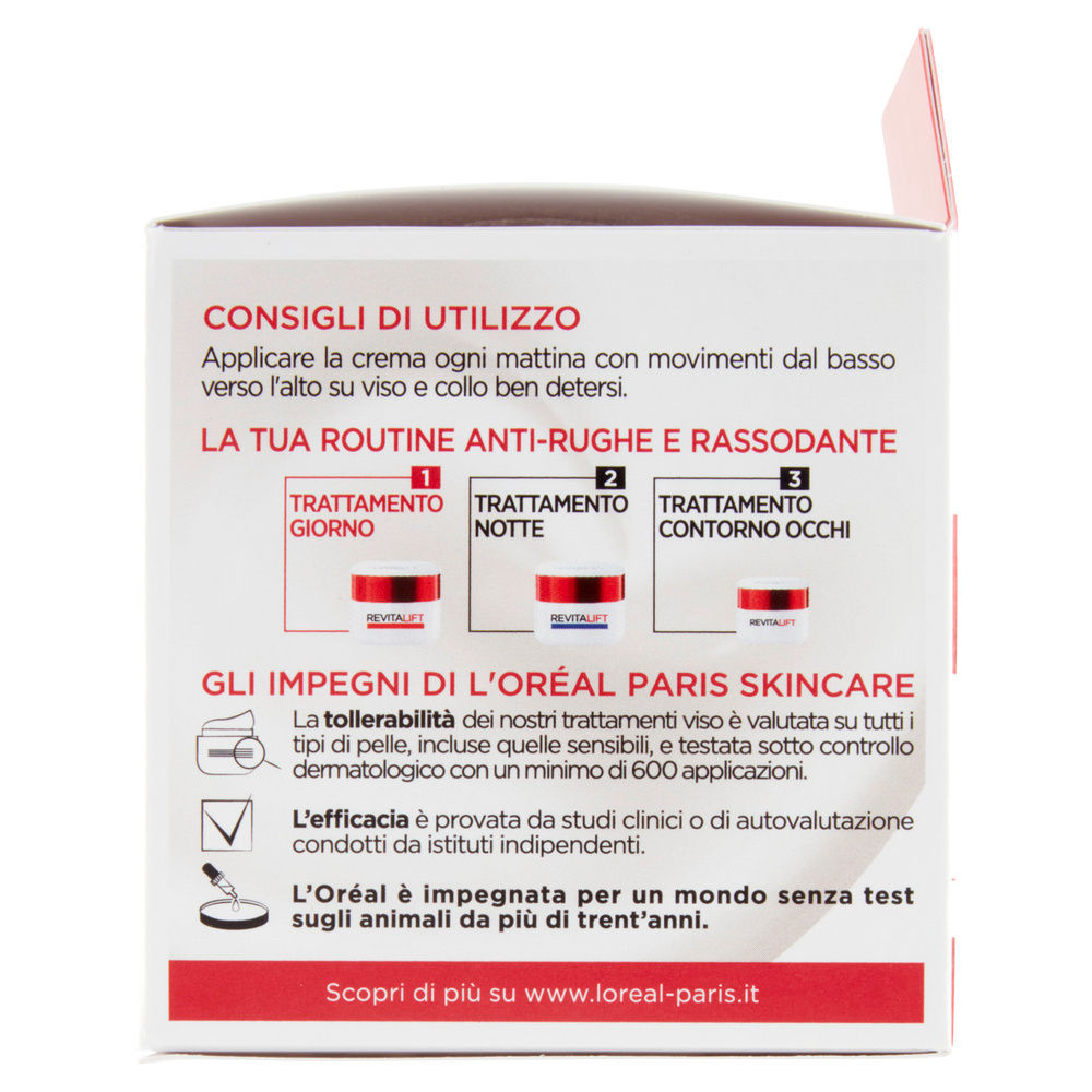 CREMA VISO L'OREAL REVITALIFT ANTI RUGHE RASSODANTE GIORNO ML 50 - 6