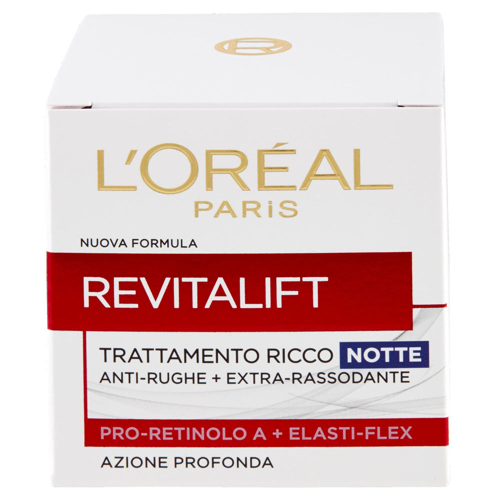 CREMA VISO L'OREAL REVITALIFT ANTI RUGHE RASSODANTE NOTTE ML 50 - 5
