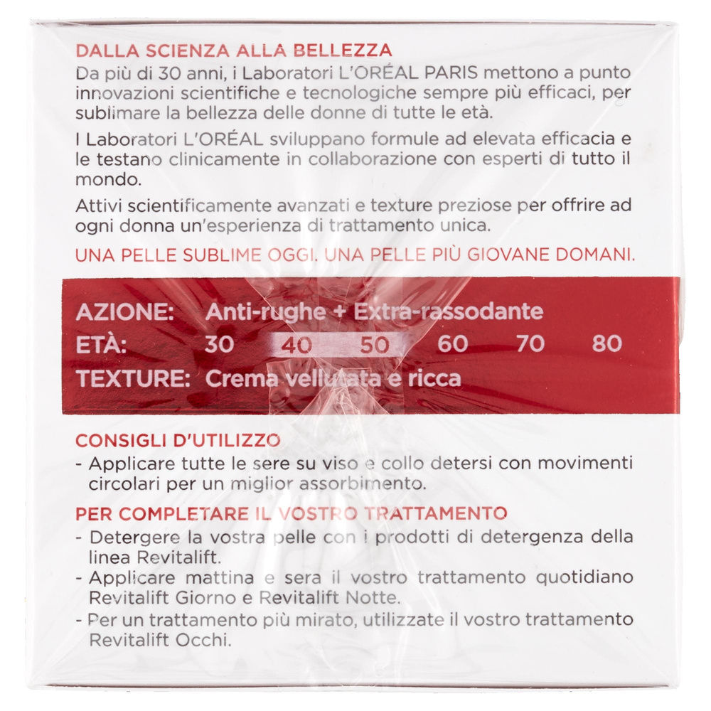 CREMA VISO L'OREAL REVITALIFT ANTI RUGHE RASSODANTE NOTTE ML 50 - 6