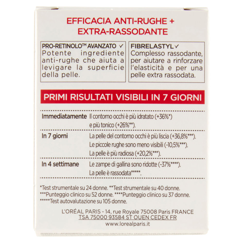 CREMA CONTORNO OCCHI L'OREAL REVITALIFT ANTI RUGHE RASSODANTE  ML.15 - 1