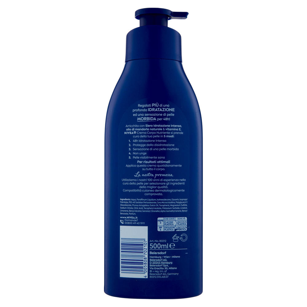 CREMA NIVEA BODY FLUIDO CORPO NUTRIENTE ML 500 - 1