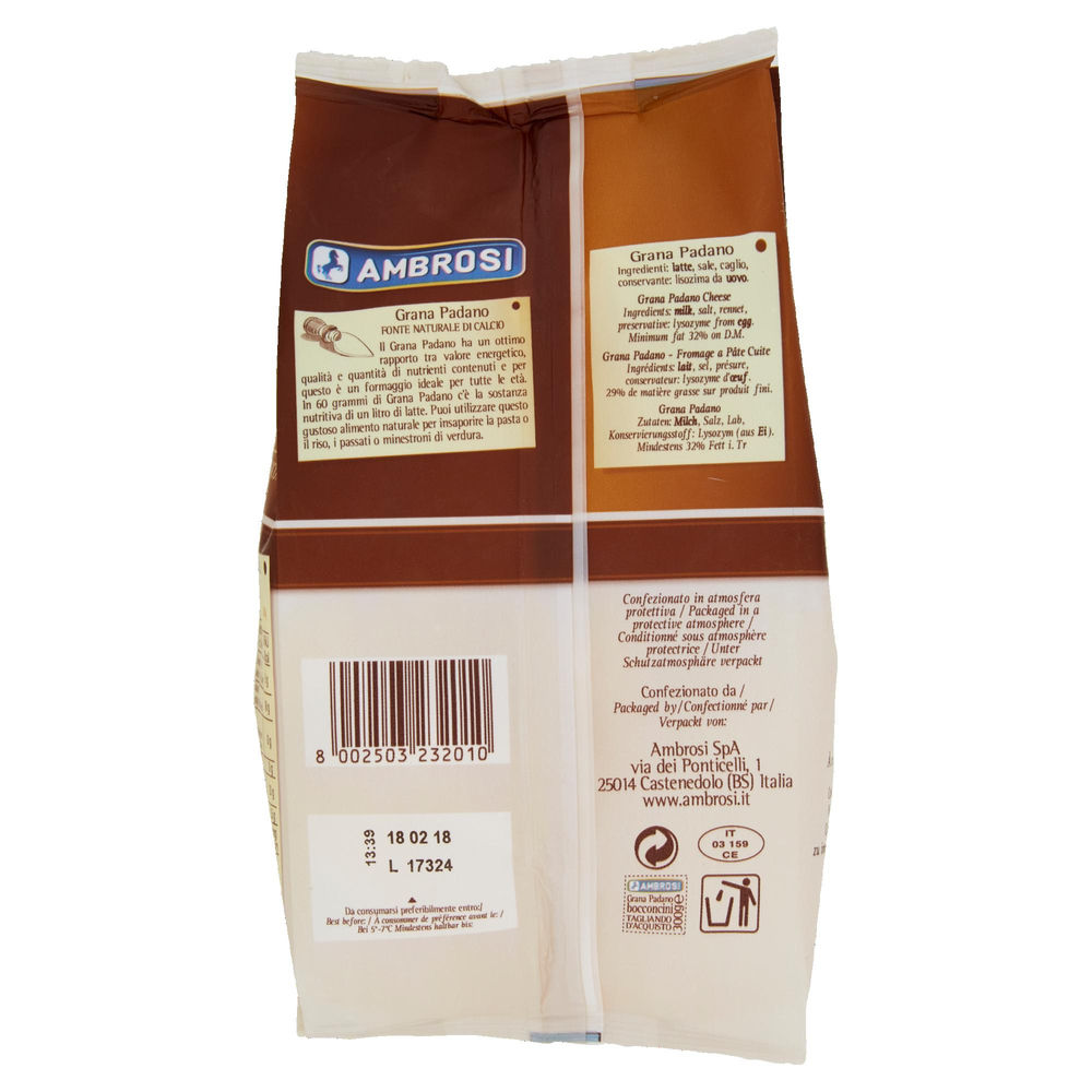 GRANA PADANO DOP AMBROSI BOCCONCINI ATM 300 G - 1