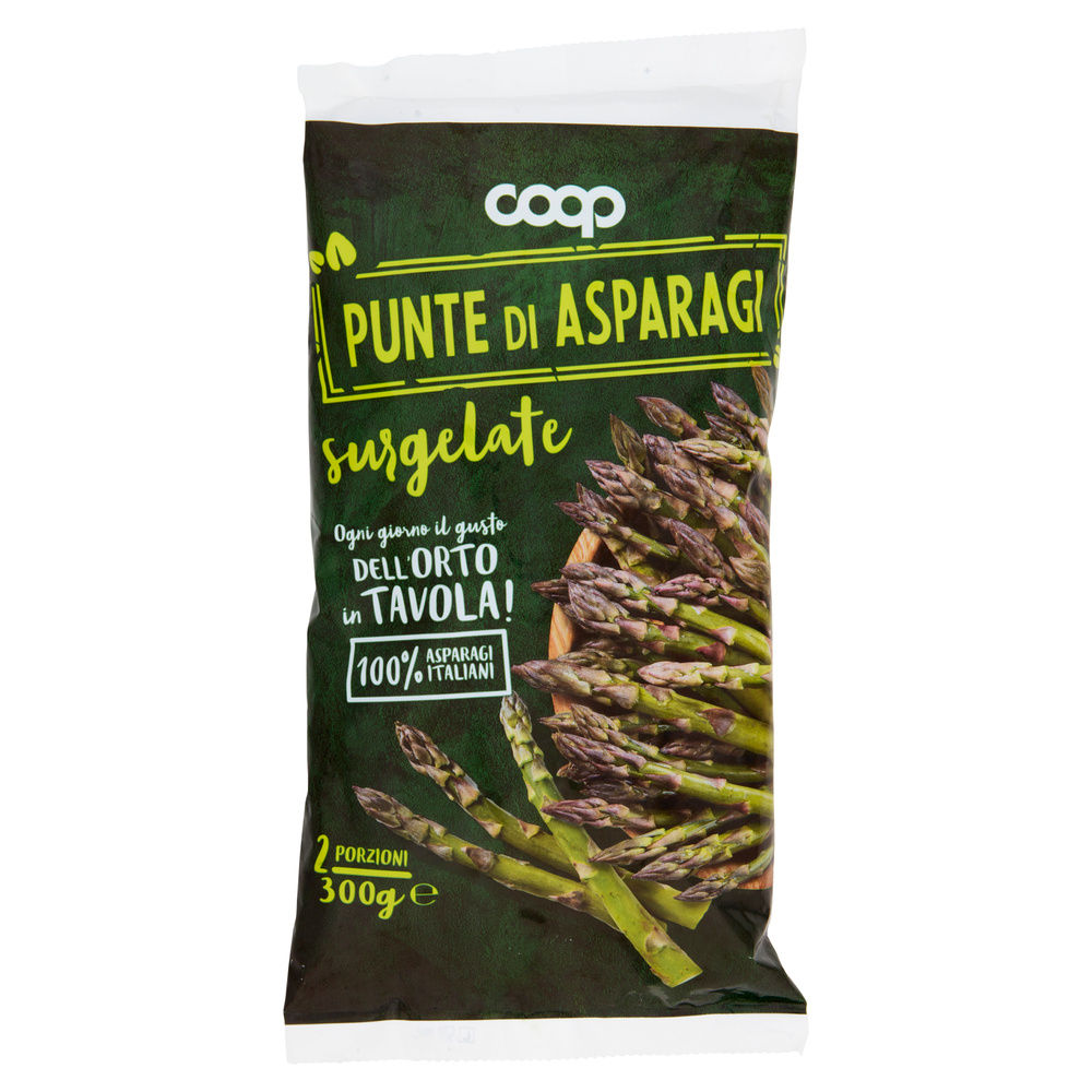 PUNTE DI ASPARAGI SURGELATI 100% ITALIANI COOP BUSTA 300G - 7